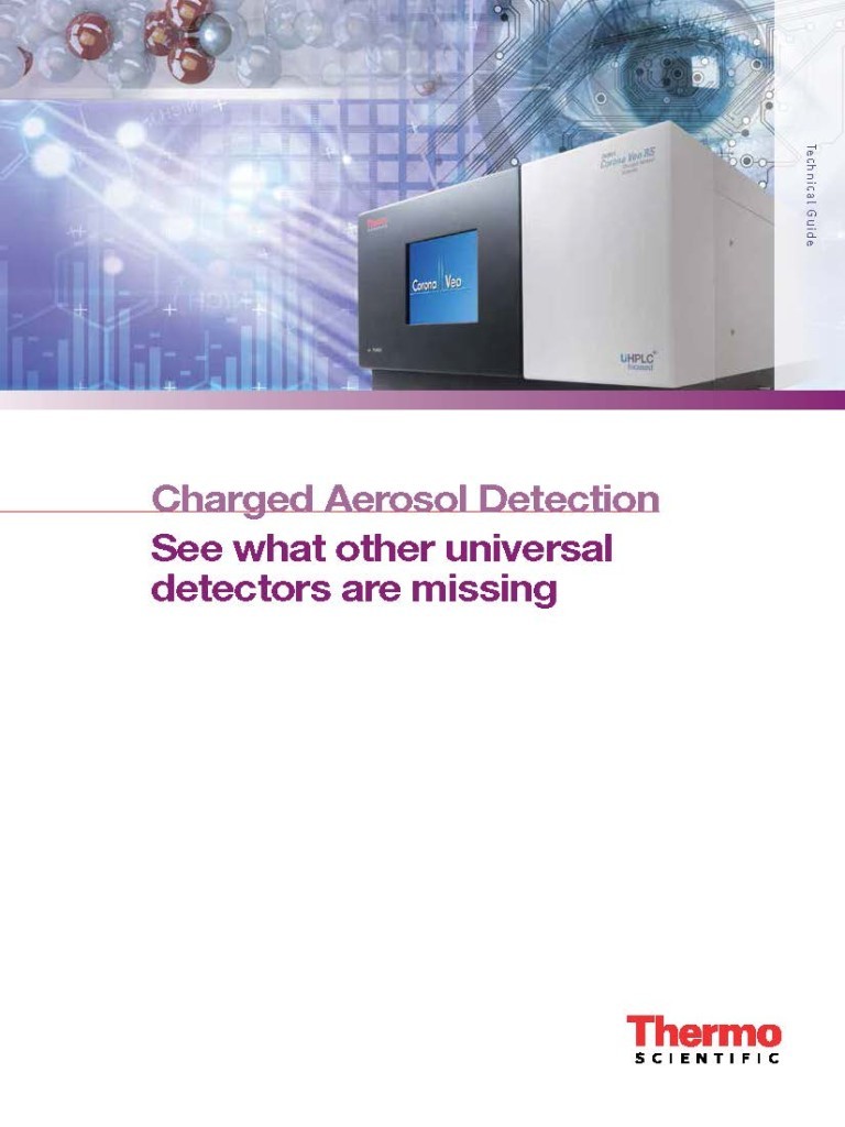 Charged Aerosol Detection Applications Guide