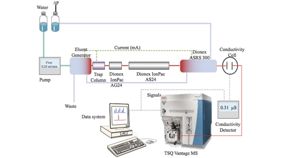 Analysis of Glyphosate and AMPA in Environmental Water Samples by Ion
